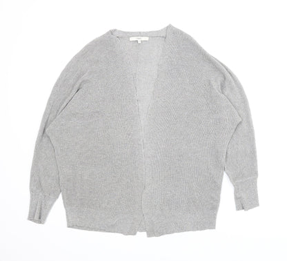 Additional front view of Next women’s grey cardigan jumper, size M