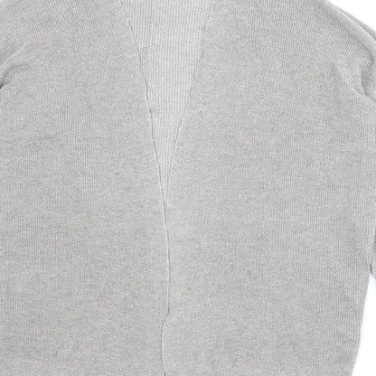 Brand and care label for Next women’s grey cardigan jumper, size M
