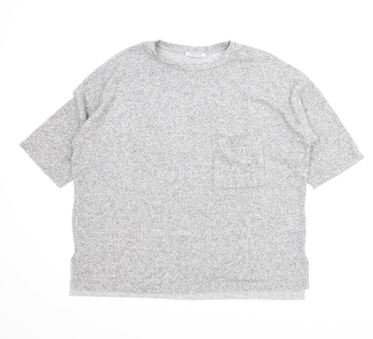 Zara Womens Grey   Pullover Jumper Size M