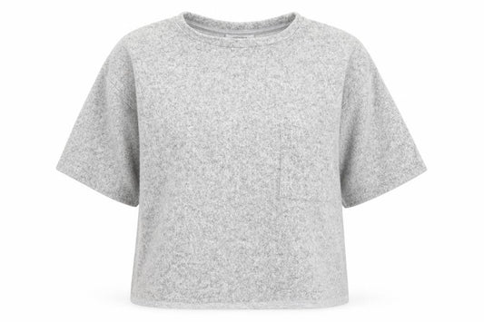 Front view of Zara women’s grey jumper, size M