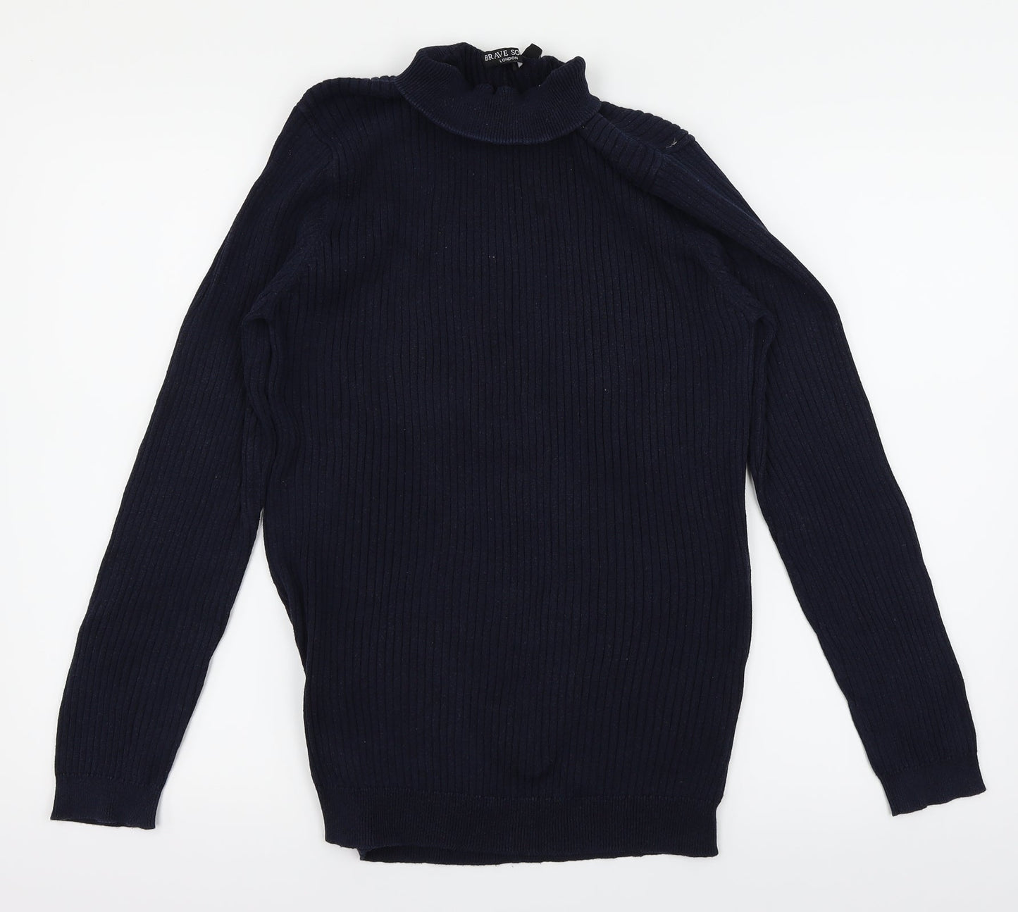Brave Soul Womens Blue   Pullover Jumper Size XL
