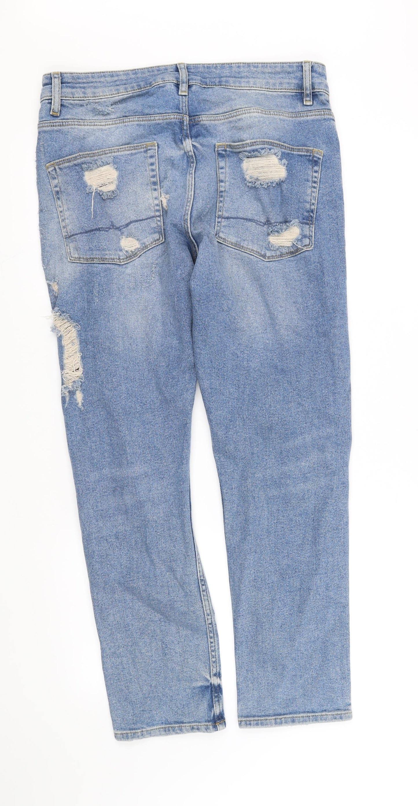 pre worn Womens Blue   Straight Jeans Size M L30 in