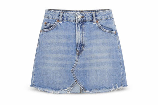 Topshop Womens Blue   Flare Skirt Size 8