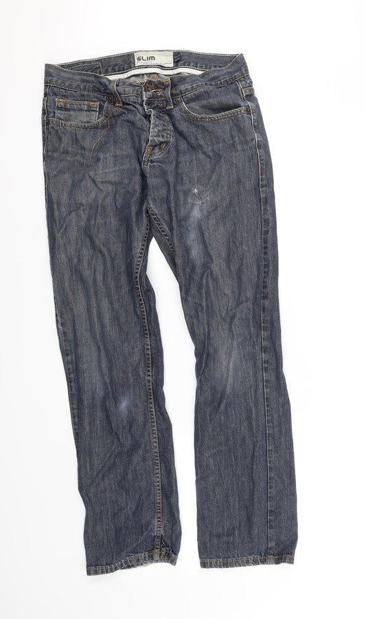 pre worn Womens Blue   Straight Jeans Size 32 in L30 in