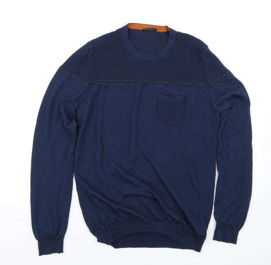 sisler Mens Blue   Pullover Jumper Size M