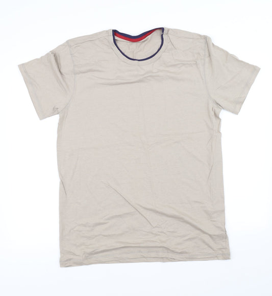 pre worn Womens Beige   Basic T-Shirt Size 2XL