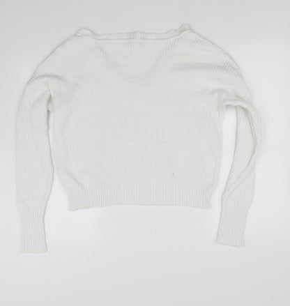 Back view of Forever 21 women’s white jumper, size S