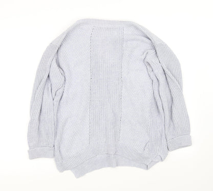 Additional front view of Marks & Spencer women’s purple jumper, size S