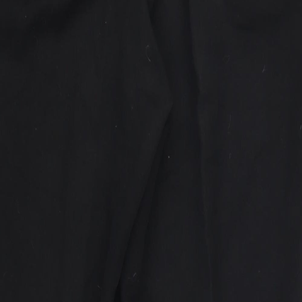 Papaya Womens Black   Trousers  Size 12 L28 in