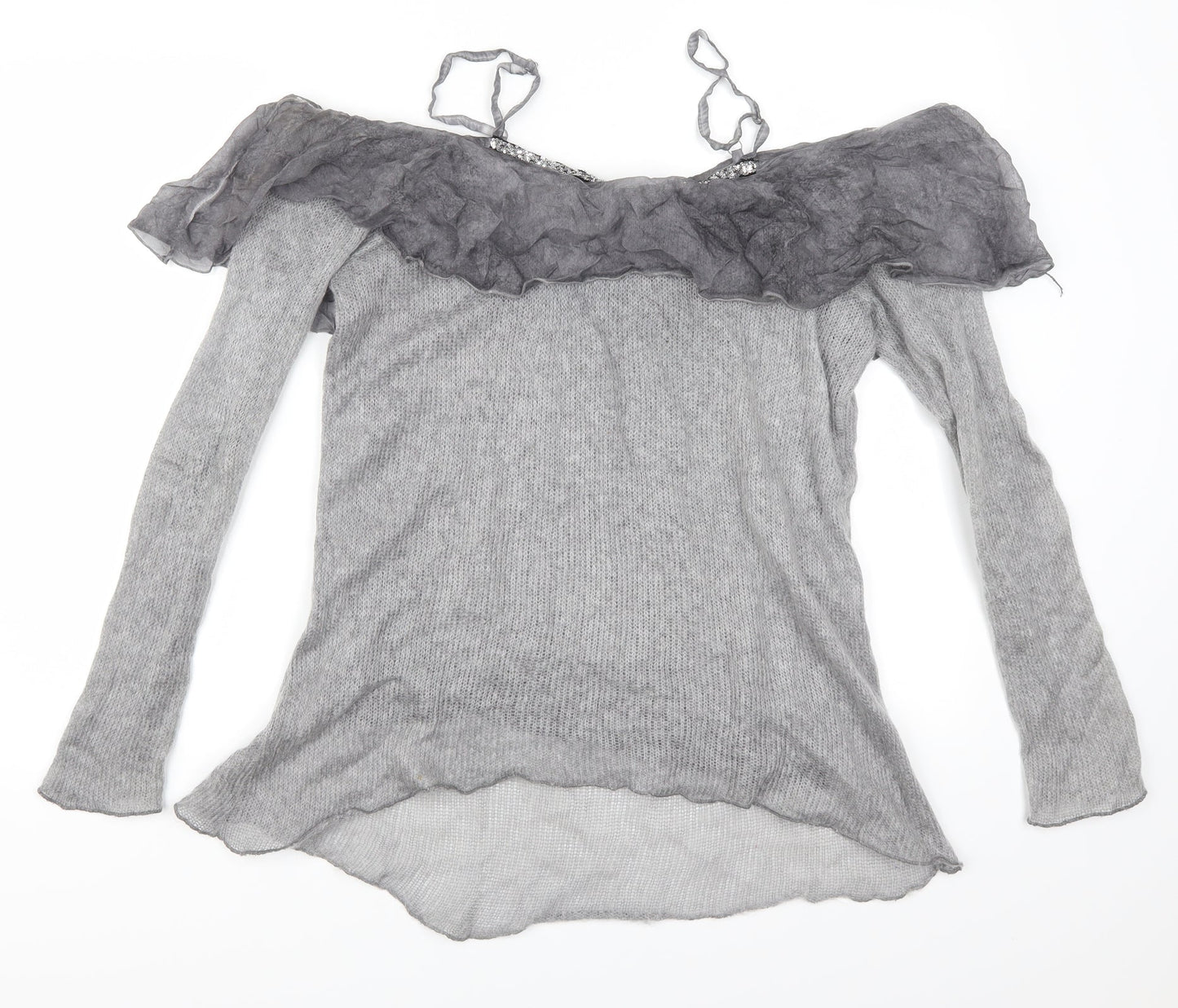 Alice Rinaldi Womens Grey   Pullover Jumper Size L