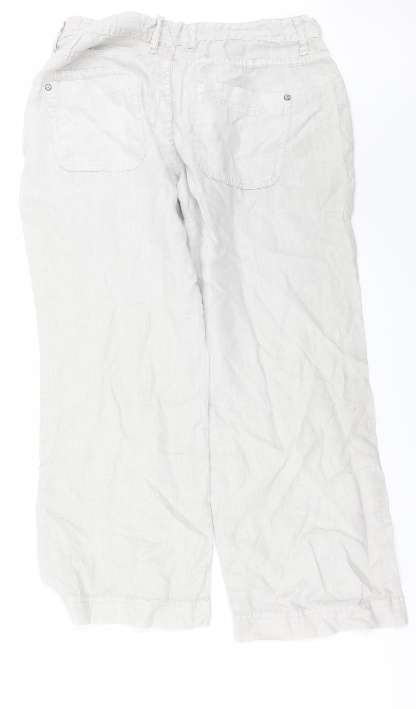 Indigo  Womens Grey   Trousers  Size 14 L24 in