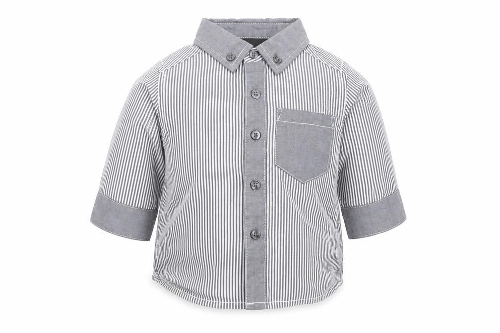 Next Baby Grey   Basic Button-Up Size 3-6 Months