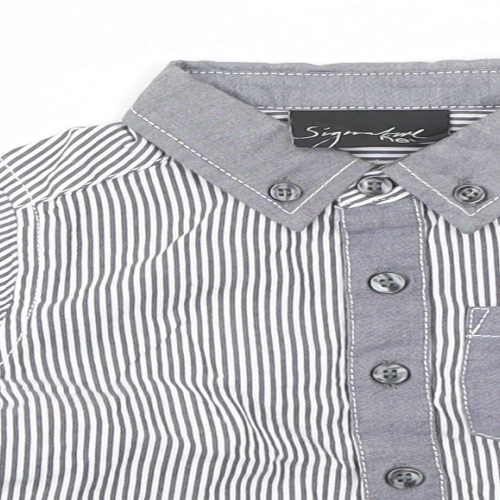 NEXT Baby Grey   Basic Button-Up Size 3-6 Months