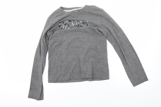 Primark Boys Grey   Basic T-Shirt Size 3-4 Years