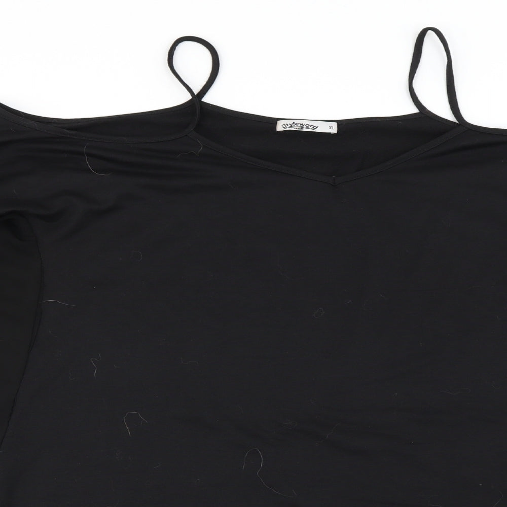styleworld Womens Black   Pullover Jumper Size XL