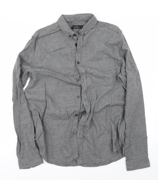 Cedar Wood State Mens Grey    Button-Up Size M