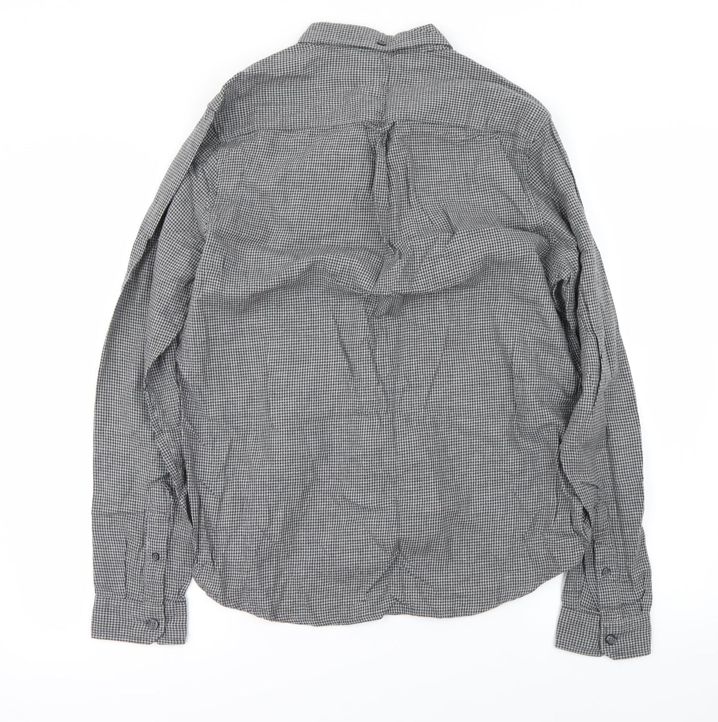 Cedar Wood State Mens Grey    Button-Up Size M