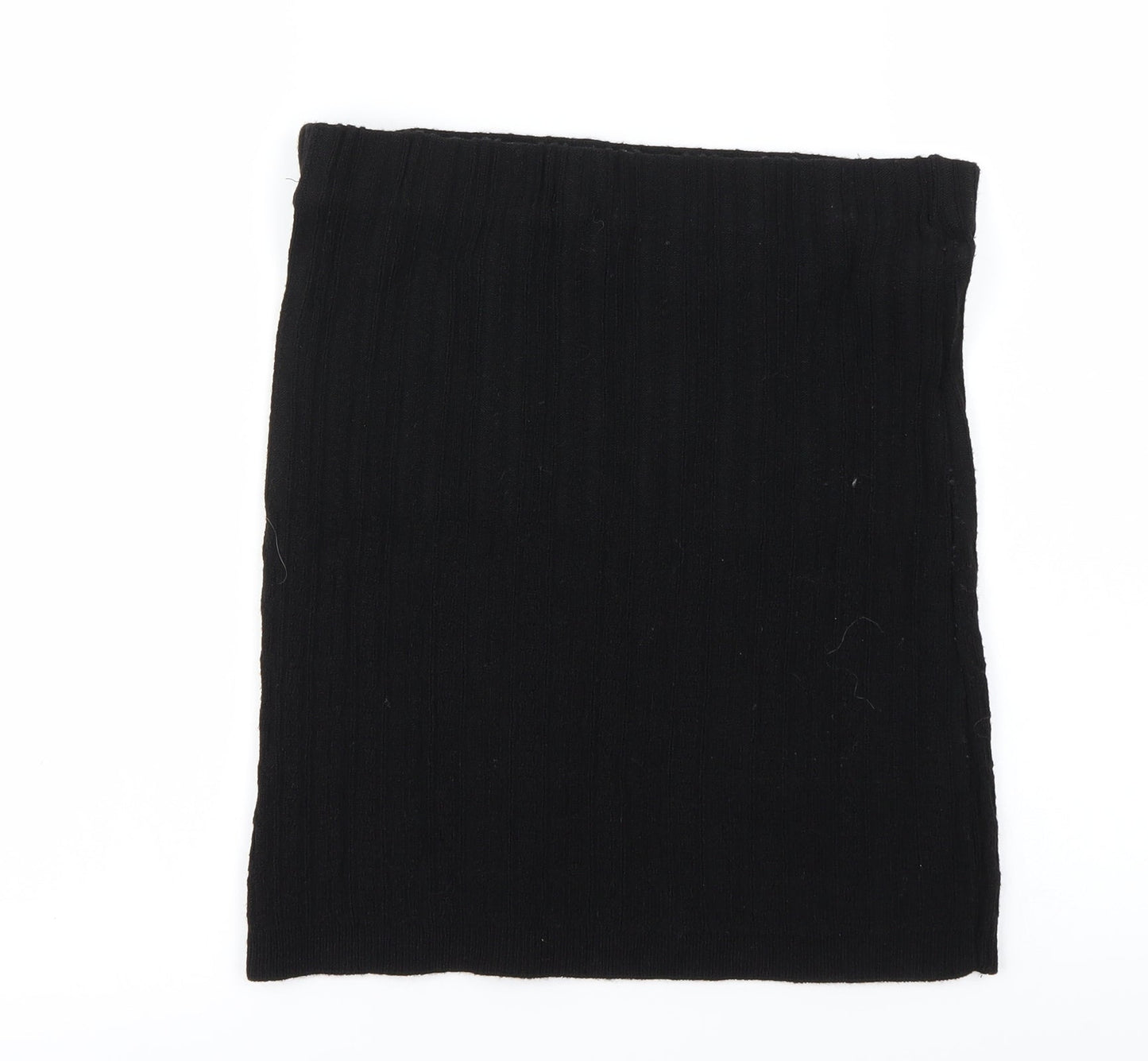 Preworn Womens Black   A-Line Skirt Size 28 in