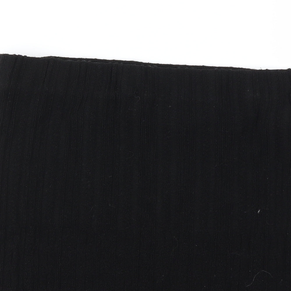 Preworn Womens Black   A-Line Skirt Size 28 in