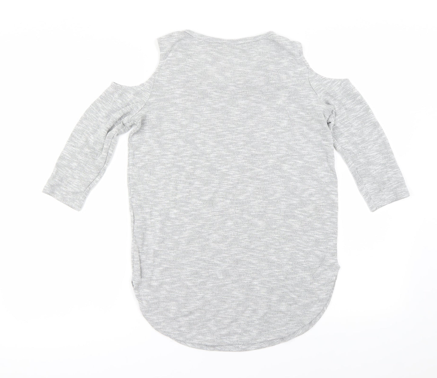 Select Womens Grey   Basic T-Shirt Size 8