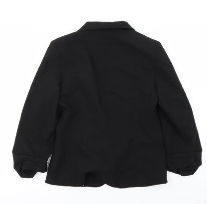 Back view of Atmosphere women’s black jacket blazer, size UK 12