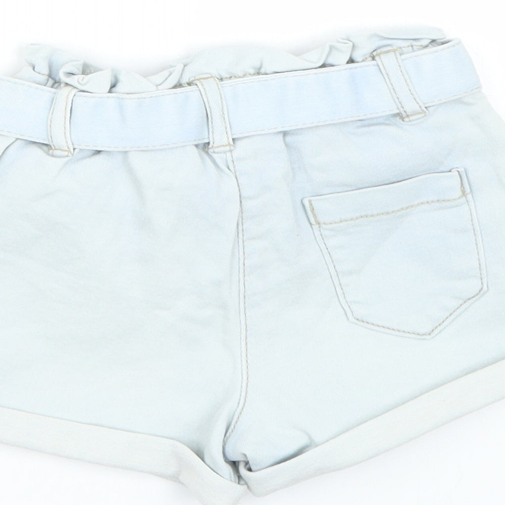 TU Girls Blue   Cropped Trousers Size 6-9 Months