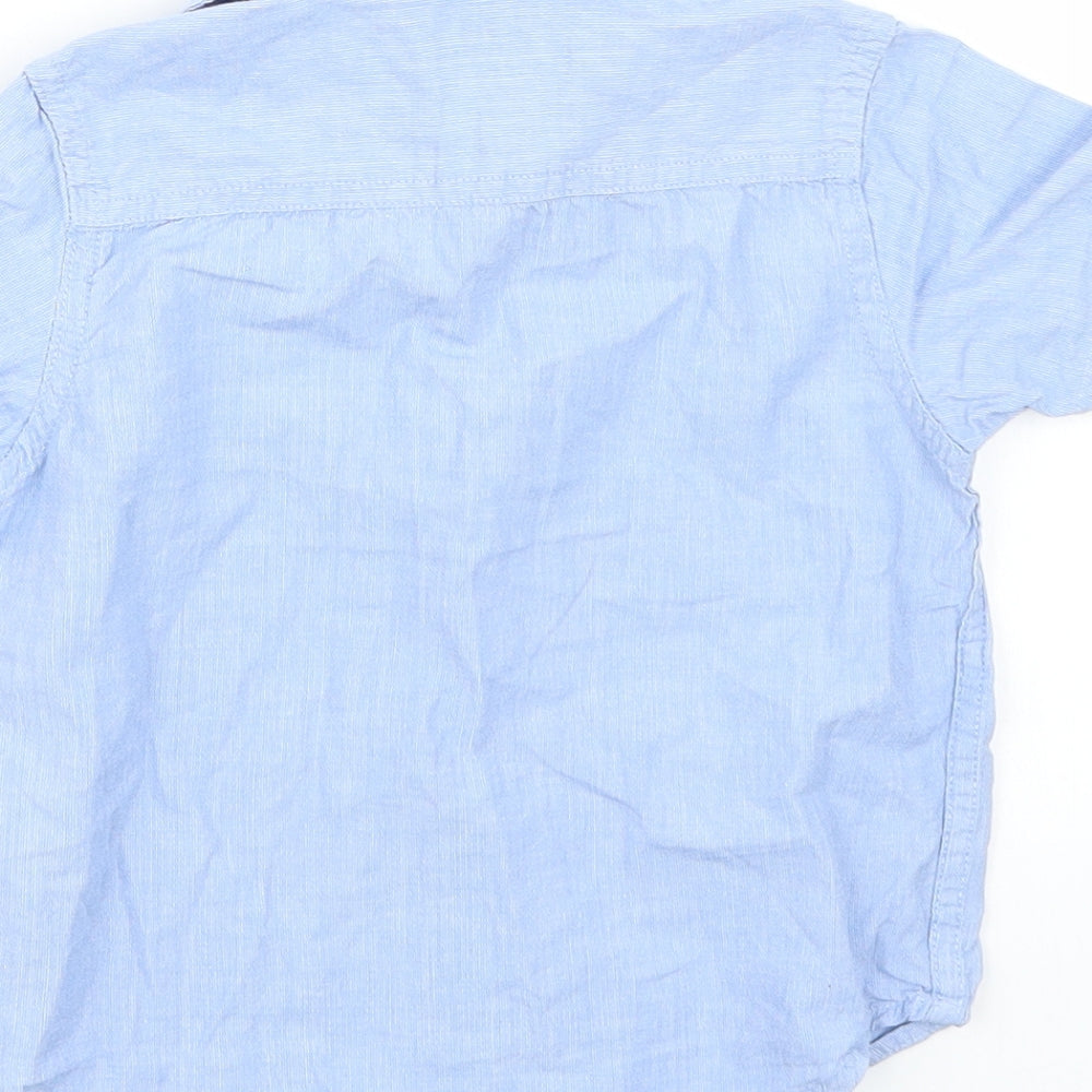Gap Baby Blue  Rayon Basic Button-Up Size 12-18 Months