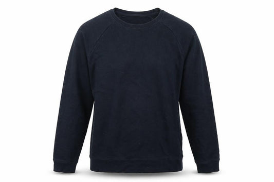 Front view of ASOS men’s blue jumper, size M