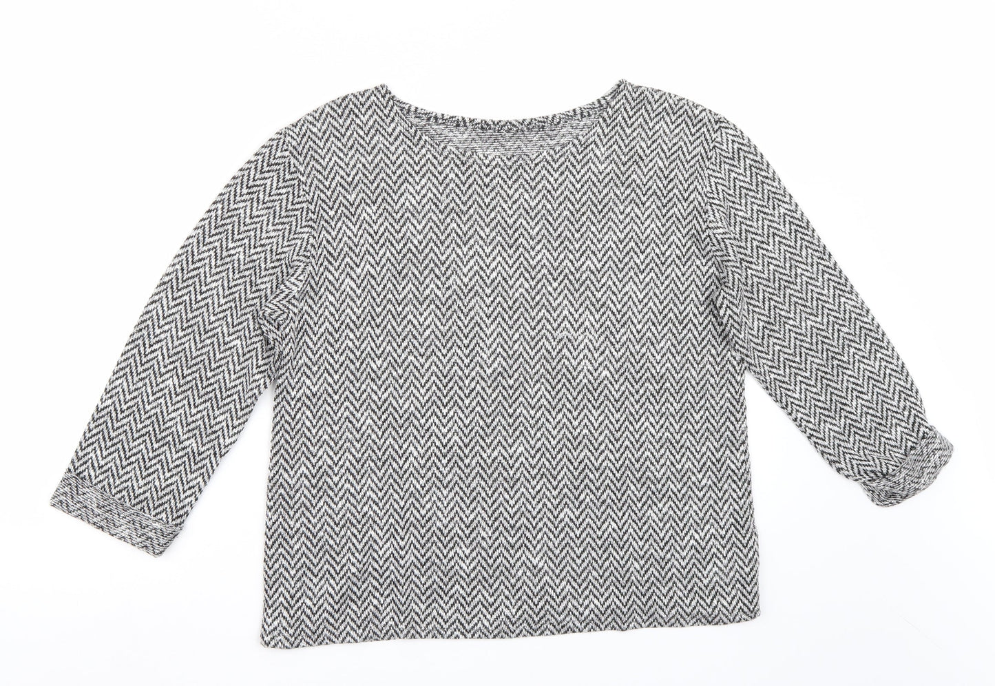 BHS Womens Black   Pullover Jumper Size 12