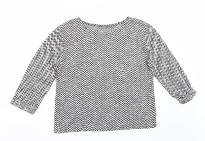 Additional front view of BHS women’s black jumper, size UK 12