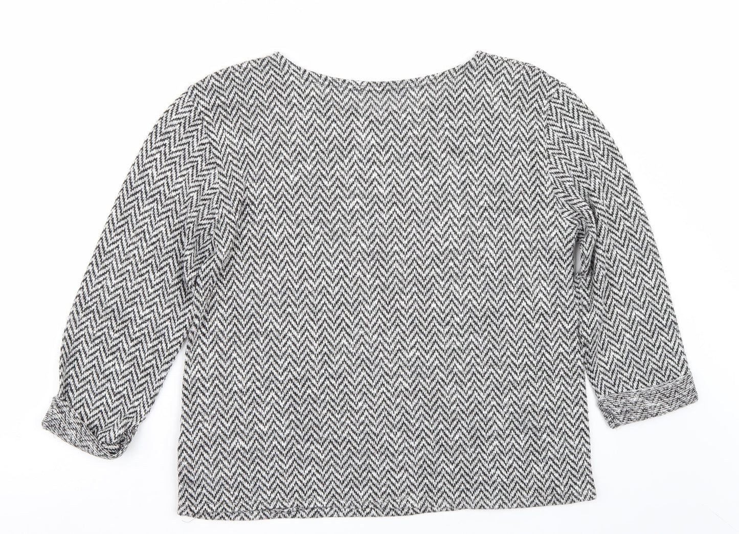 BHS Womens Black   Pullover Jumper Size 12