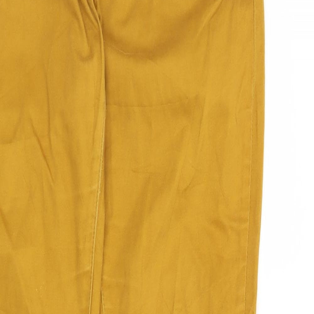 Preworn Womens Yellow   Straight Jeans Size 32 L29 in