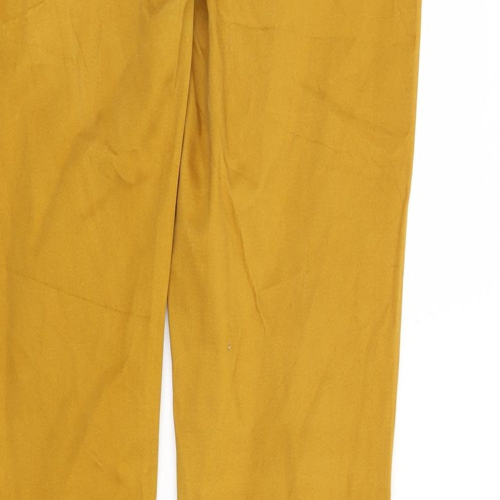 Preworn Womens Yellow   Straight Jeans Size 32 L29 in