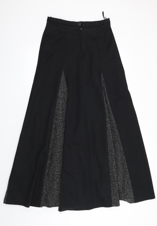 Preworn Womens Black   A-Line Skirt Size 30 in