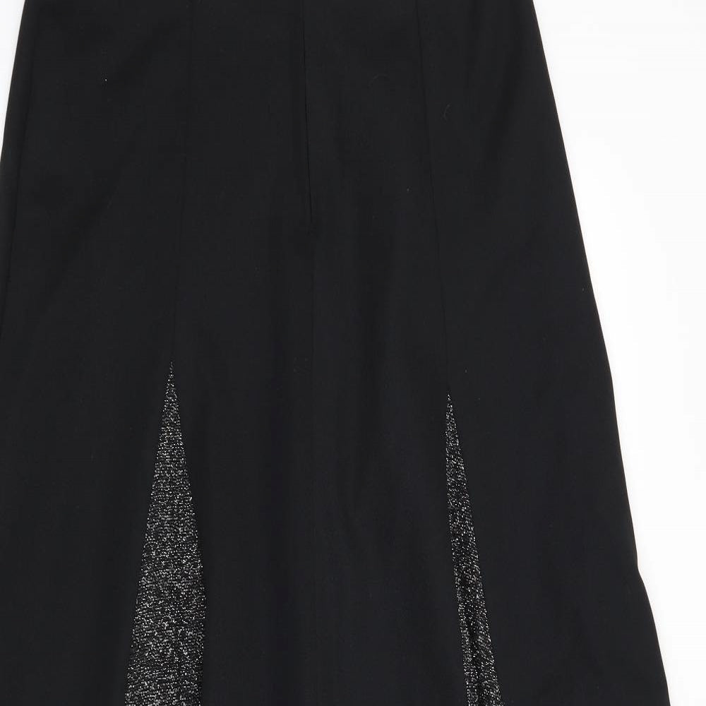 Preworn Womens Black   A-Line Skirt Size 30 in