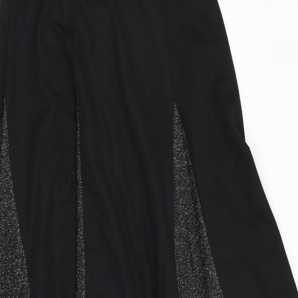 Preworn Womens Black   A-Line Skirt Size 30 in