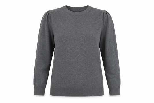 Front view of Gap women’s grey jumper, size M