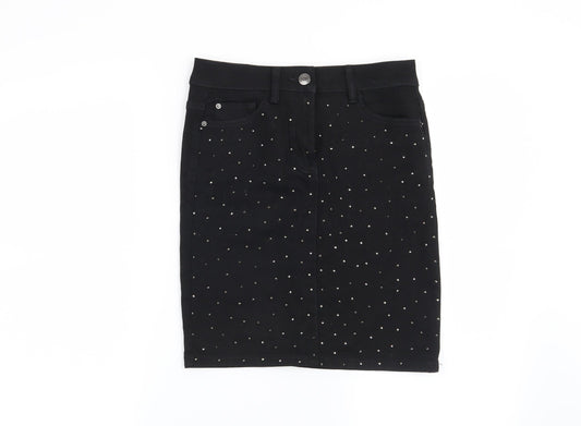 NEXT Womens Black   Straight & Pencil Skirt Size 6