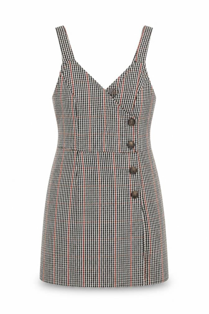 Primark Womens Beige Check  Shift  Size 6