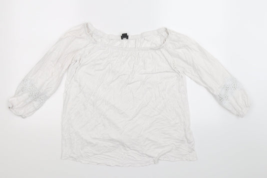 Primark Womens White   Camisole Blouse Size 4