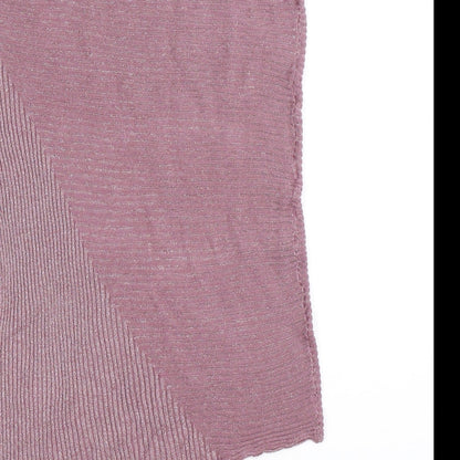 Brand and care label for Next women’s pink knit jumper, size UK 12