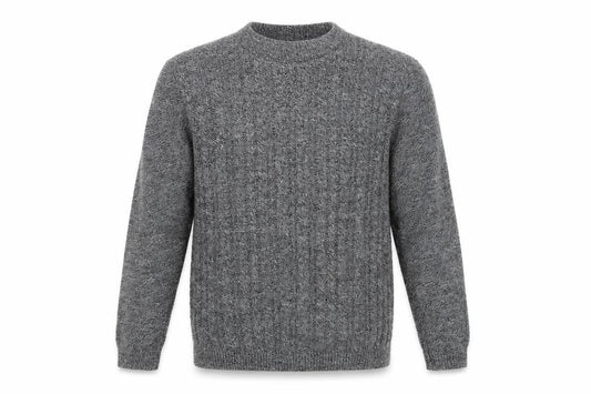 Front view of Topman men’s grey jumper, size S