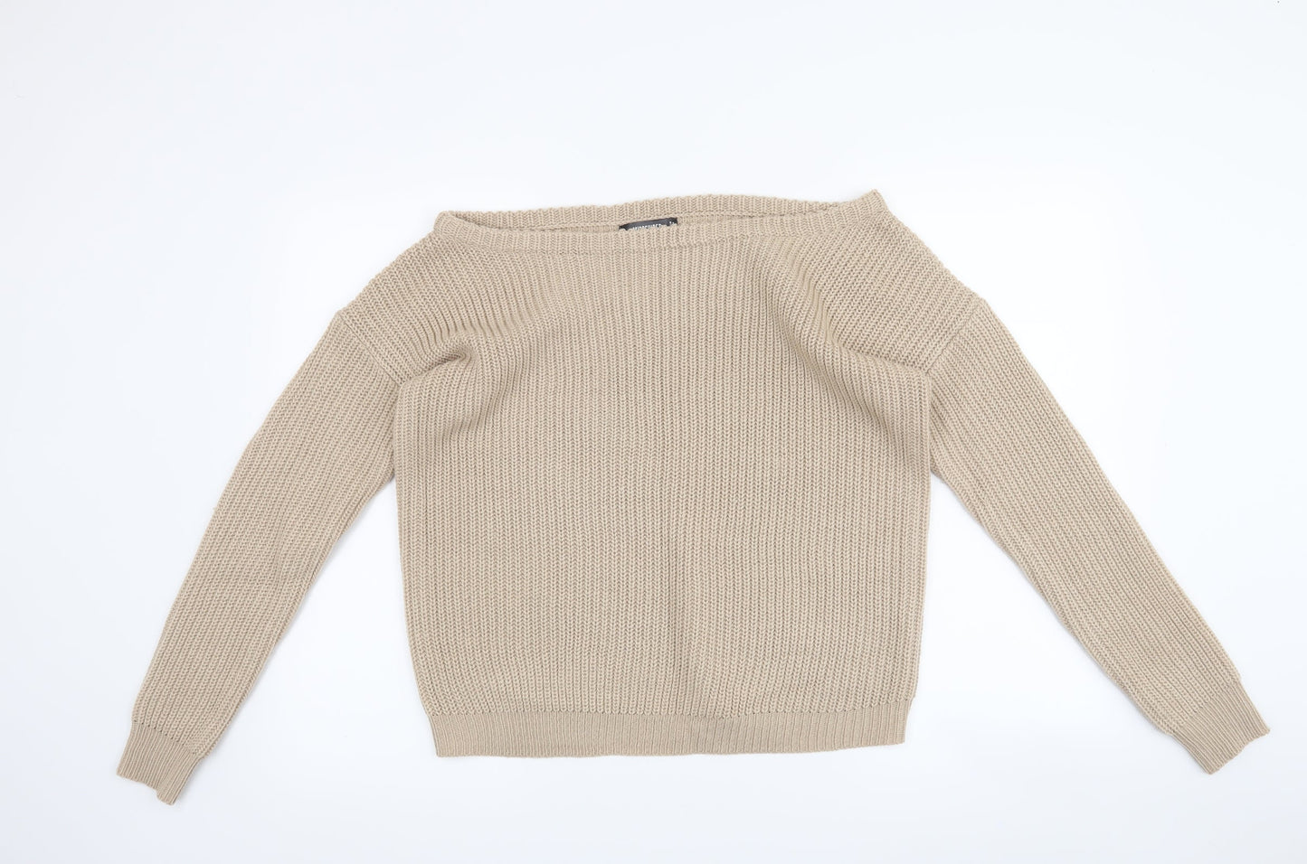 Missguided Womens Beige   Pullover Jumper Size S