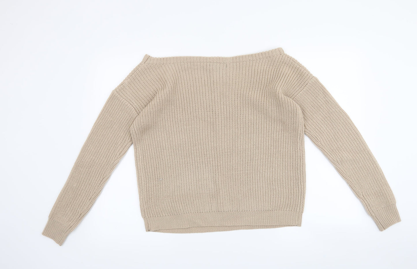 Missguided Womens Beige   Pullover Jumper Size S