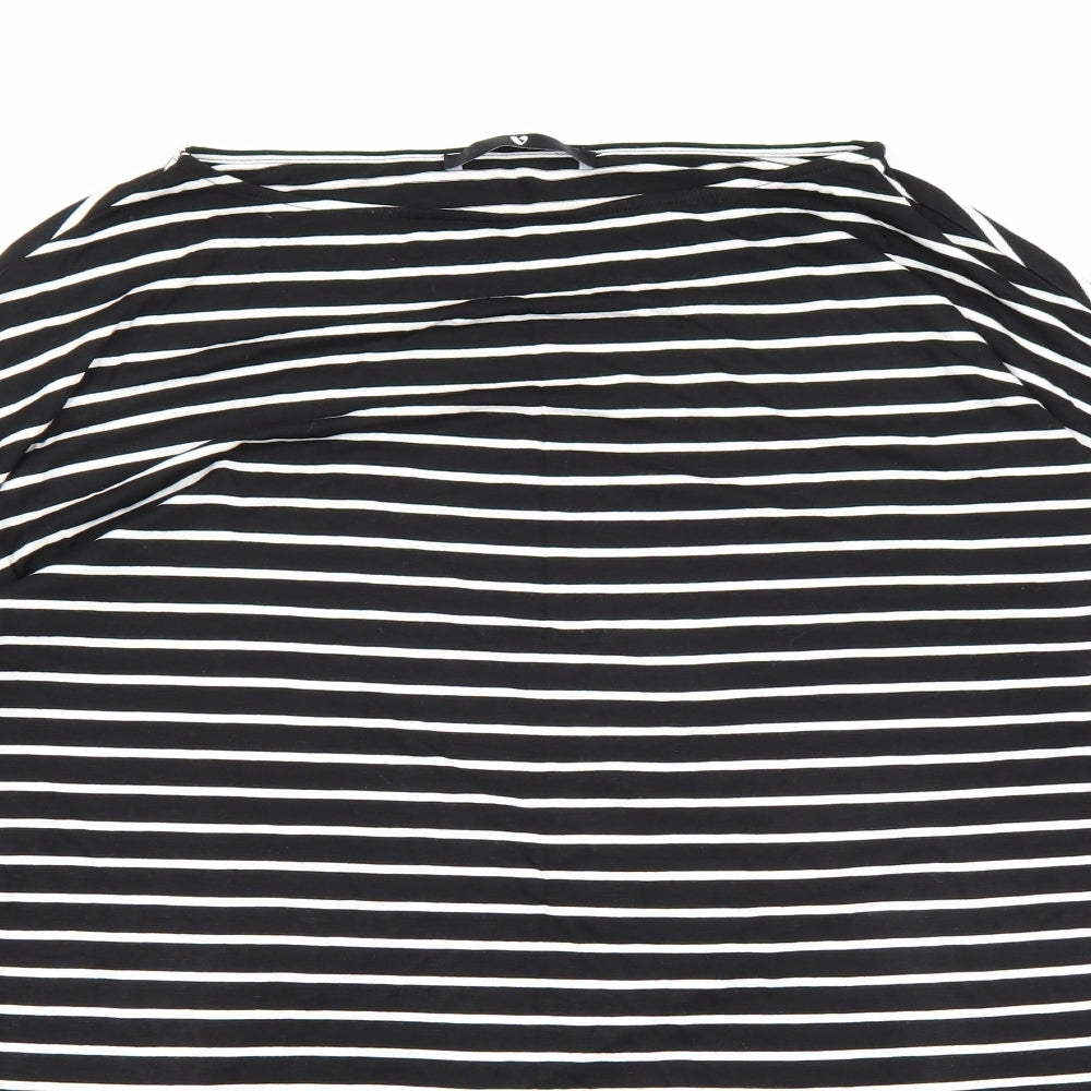Very Womens Black Striped  A-Line  Size 12