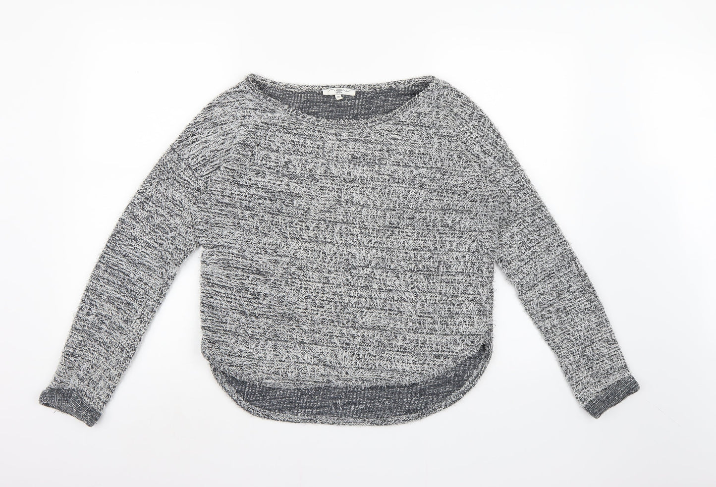 New Look Womens Grey  Knit Pullover Jumper Size 10