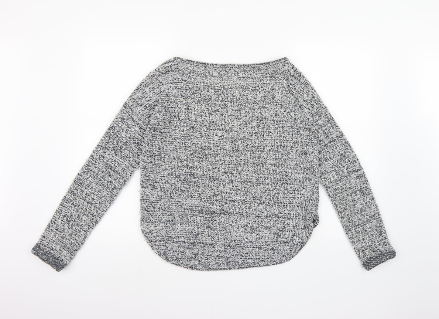 New Look Womens Grey  Knit Pullover Jumper Size 10