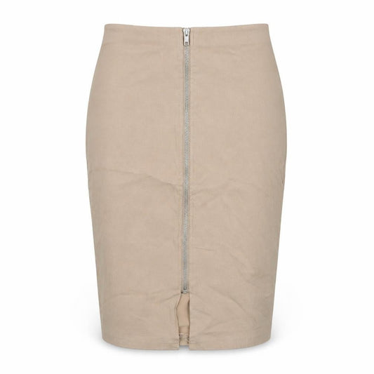 Front view of Atmosphere women’s brown a-line skirt, size UK 10