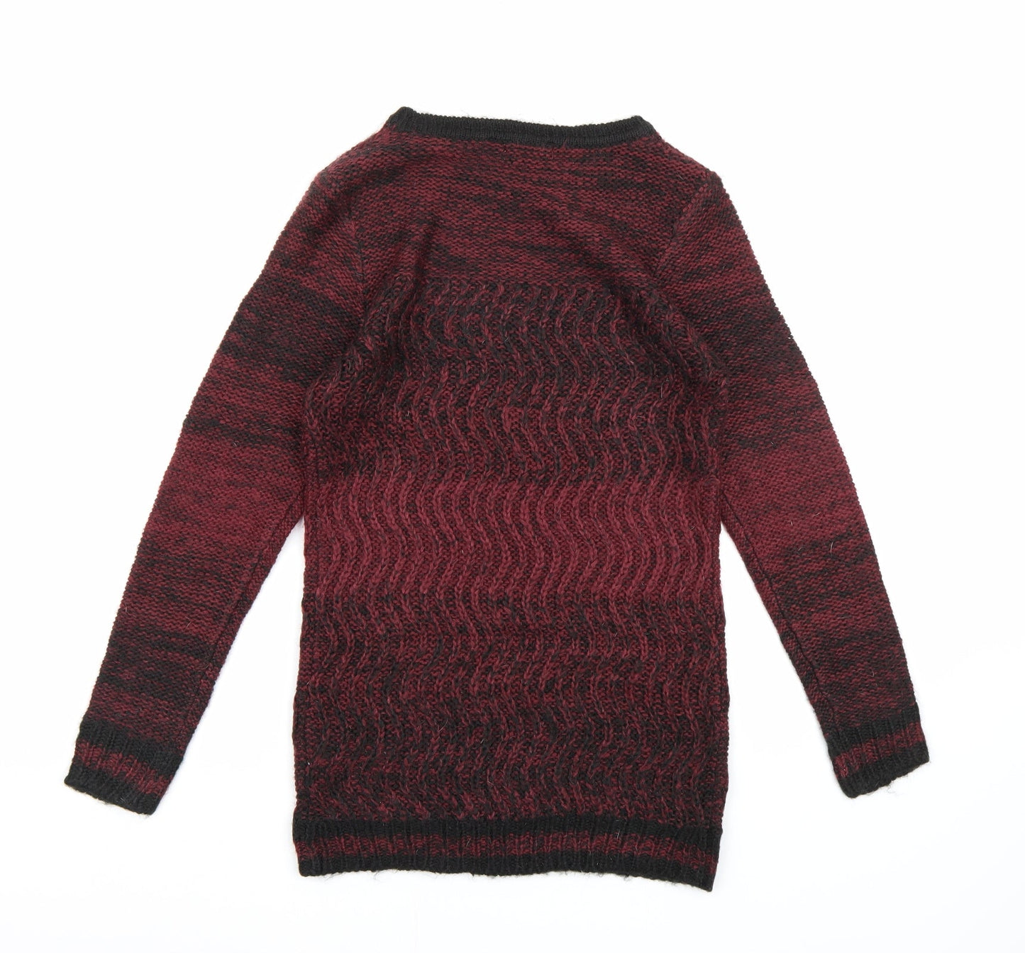 Terranova Womens Red  Knit Pullover Jumper Size S