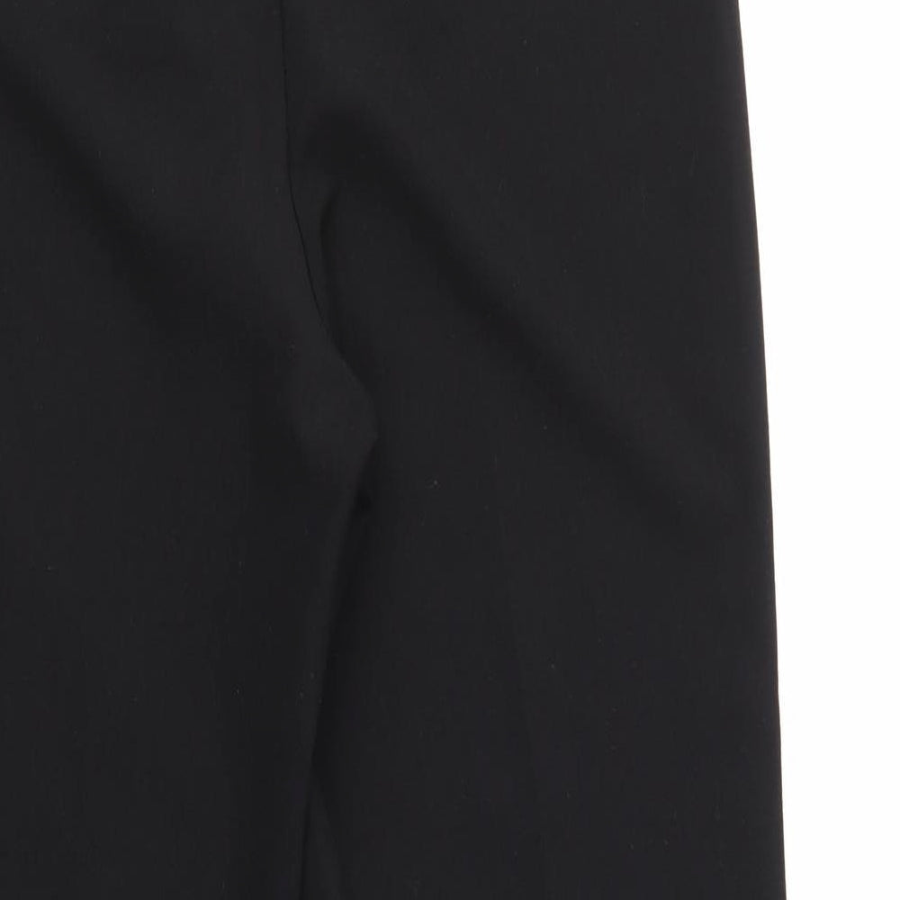 elite Womens Black   Trousers  Size 12 L28 in